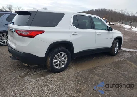 2021 Chevrolet Traverse Awd Ls из США, поврежденный, VIN 1GNEVFKW4MJ224052